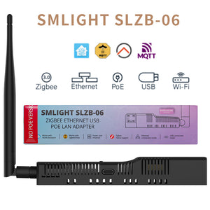 SMLIGHT SLZB-06 Zigbee 3.0 to Ethernet WiFi gateway,USB,coordinator with PoE, works with Zigbee2MQTT, Home Assistant, ZHA - XNBADA