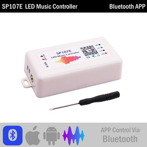 Led bluetooth music controller
