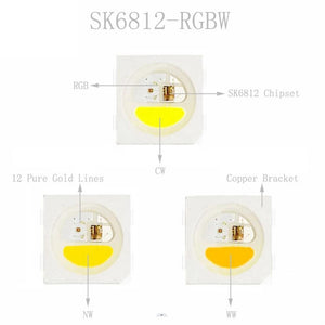 SK6812 RGBW 4 in 1 Pixels Individual Addressable Led Strip DC5V - XNBADA