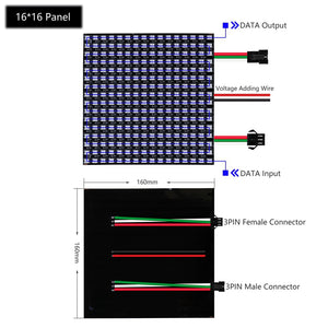 xnbada- LED Pixel Panel-16x16
